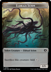 Manifest // Eldrazi Scion Double-Sided Token [Commander Masters Tokens] | Devastation Store