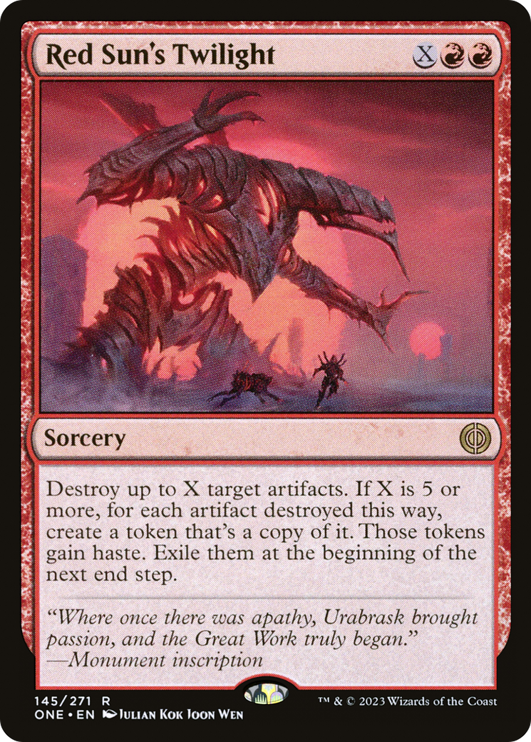 Red Sun's Twilight [Phyrexia: All Will Be One] | Devastation Store
