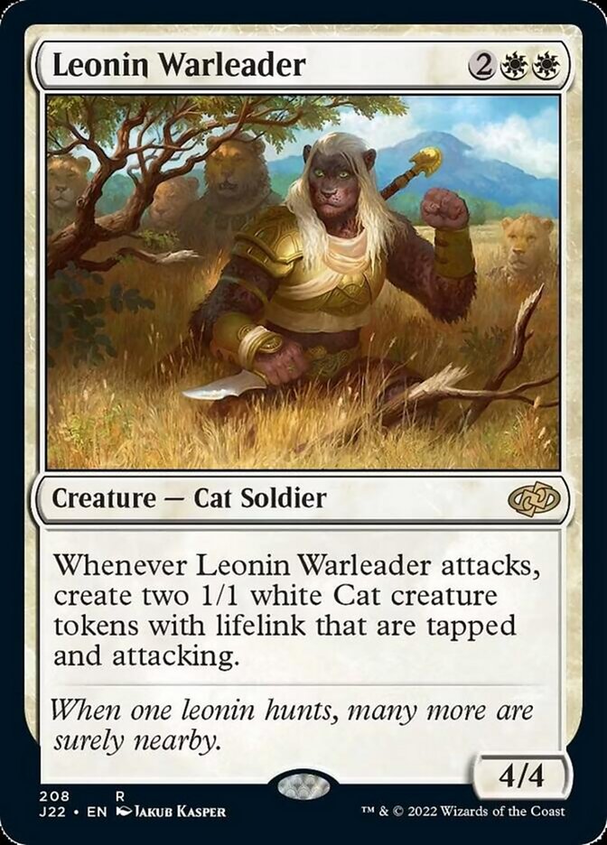 Leonin Warleader [Jumpstart 2022] | Devastation Store