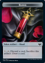 Blood // Vampire (016) Double-sided Token [Innistrad: Crimson Vow Tokens] | Devastation Store