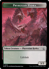 Elemental (2) // Phyrexian Hydra (12) Double-Sided Token [March of the Machine Tokens] | Devastation Store