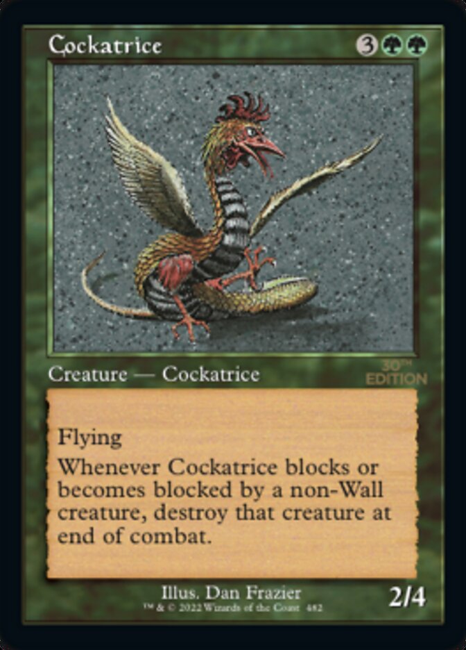 Cockatrice (Retro) [30th Anniversary Edition] | Devastation Store