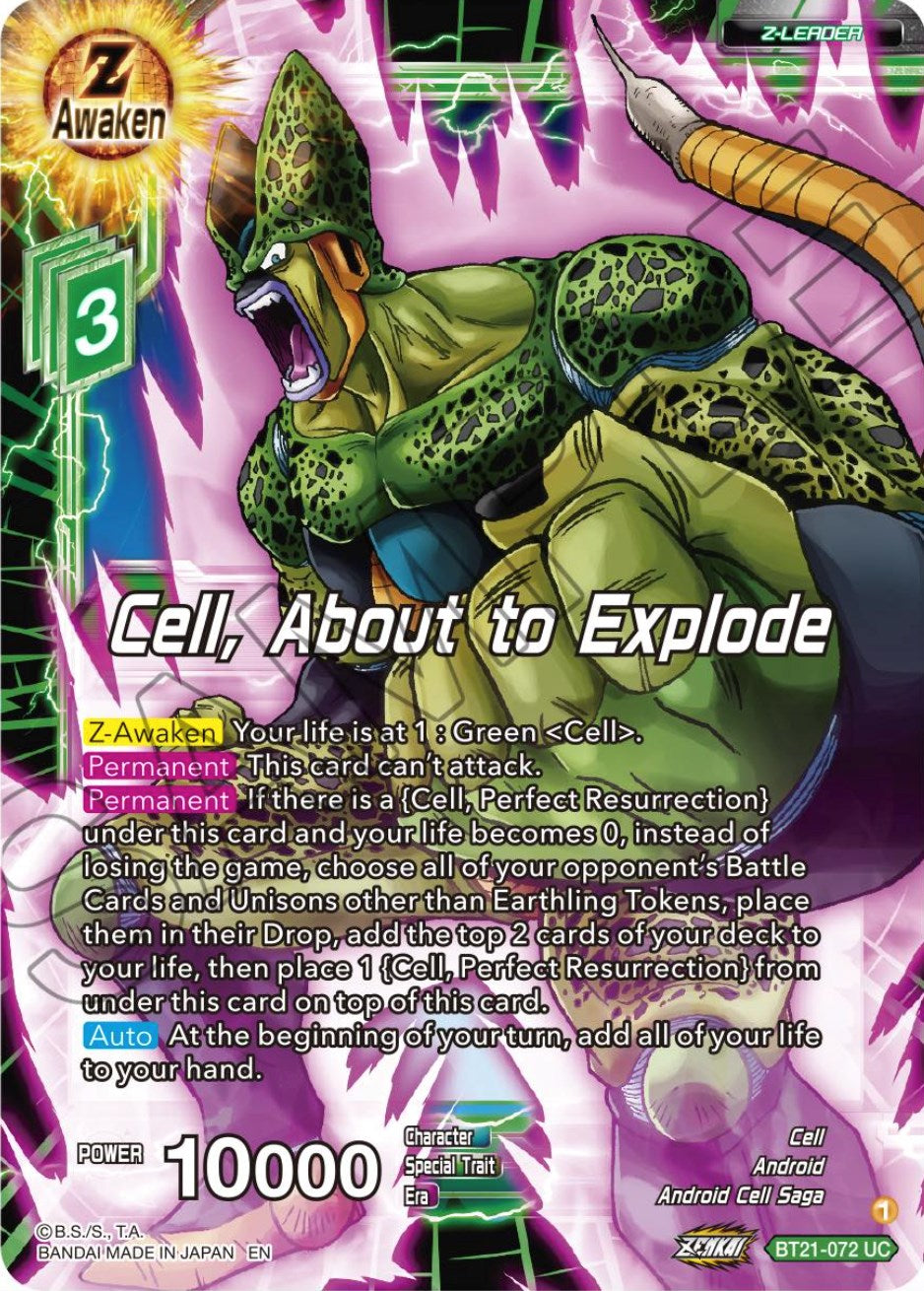 Cell, About to Explode (BT21-072) [Wild Resurgence] | Devastation Store