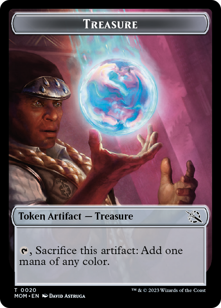 Treasure (20) // Spirit (13) Double-Sided Token [March of the Machine Tokens] | Devastation Store