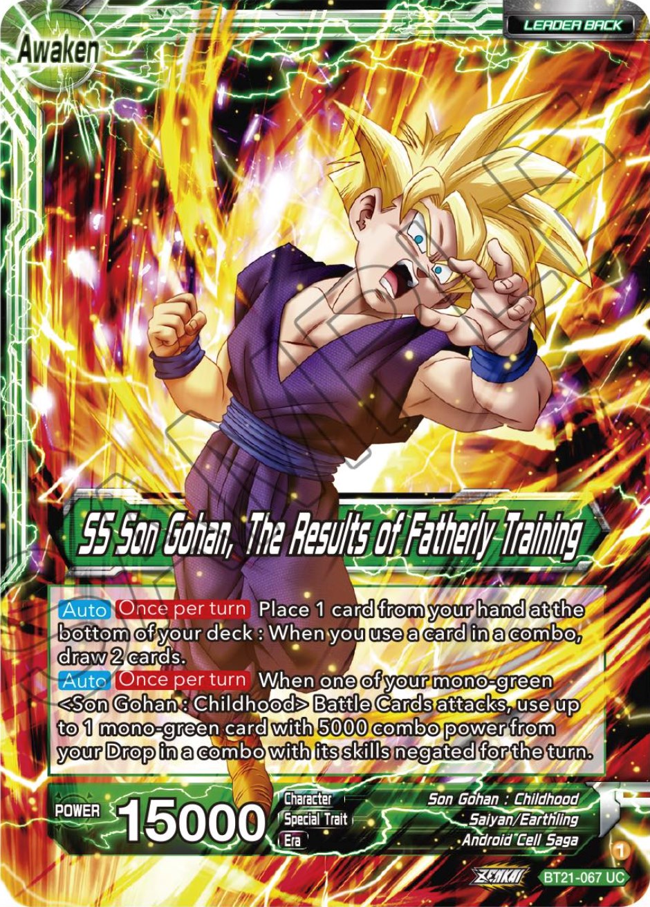 Son Gohan // SS Son Gohan, The Results of Fatherly Training (BT21-067) [Wild Resurgence] | Devastation Store