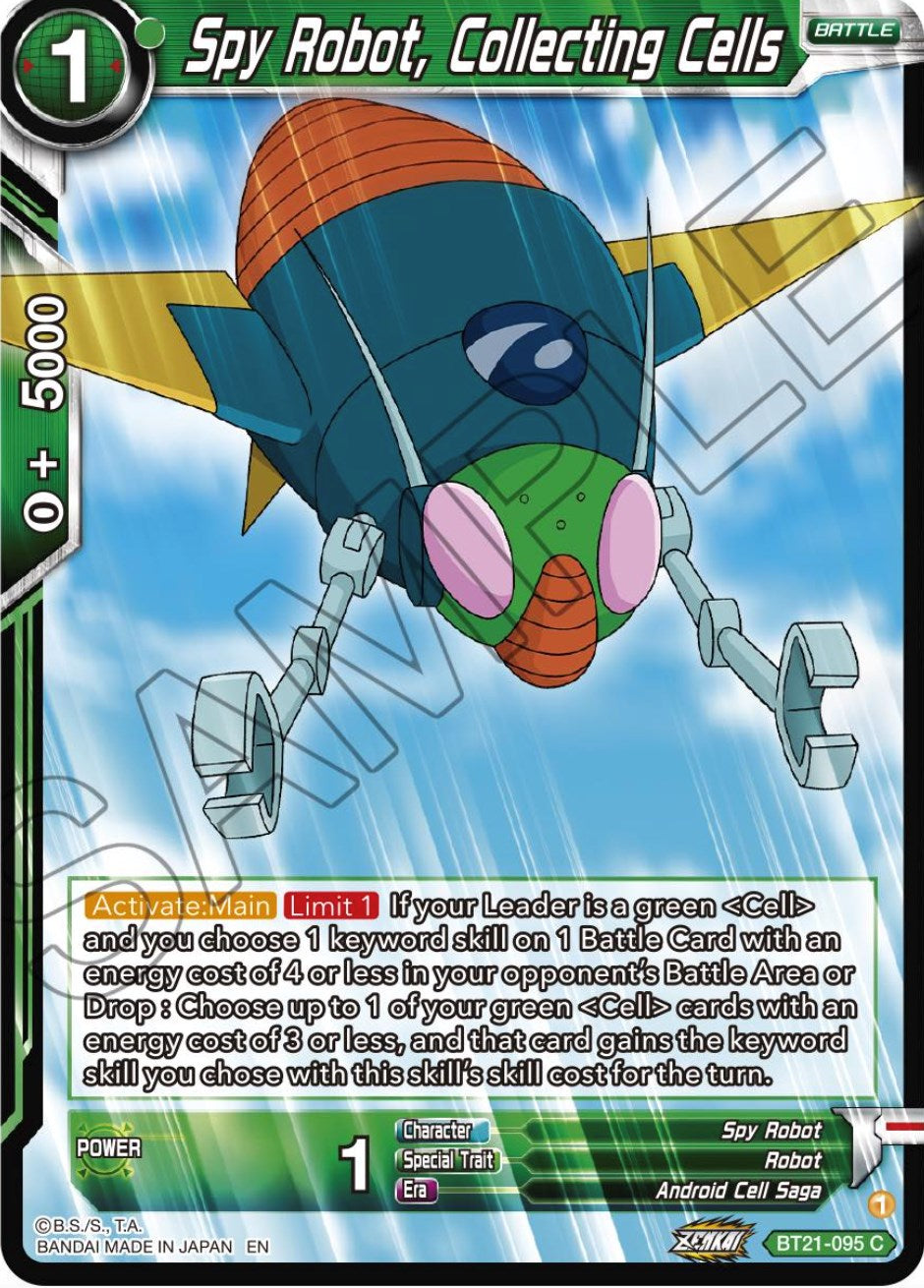 Spy Robot, Collecting Cells (BT21-095) [ZENKAI Series: Set 04] | Devastation Store