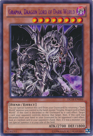 Grapha, Dragon Lord of Dark World (Purple) [DL18-EN006] Rare | Devastation Store