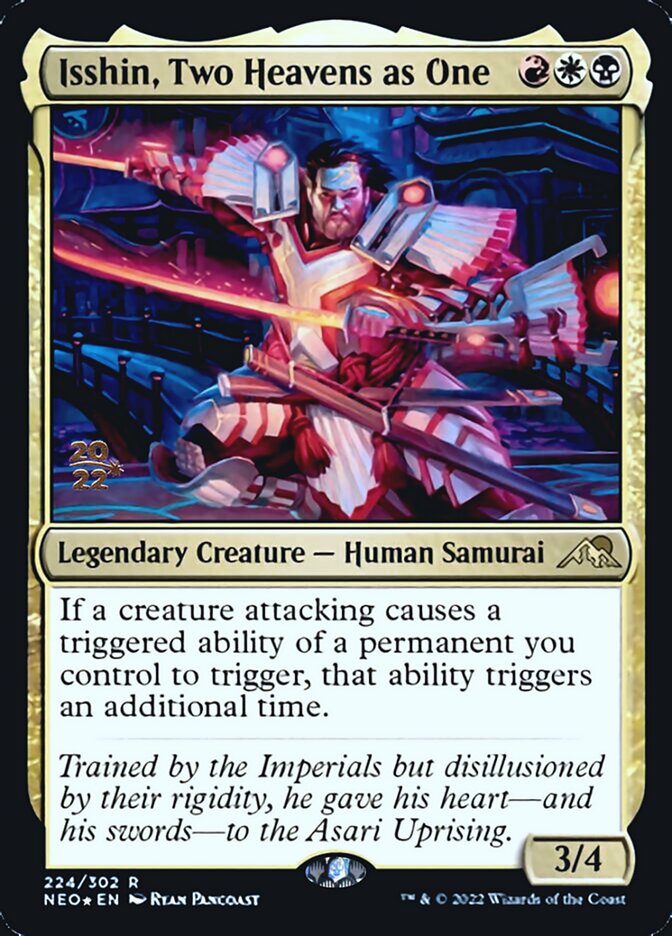 Isshin, Two Heavens as One [Kamigawa: Neon Dynasty Prerelease Promos] | Devastation Store