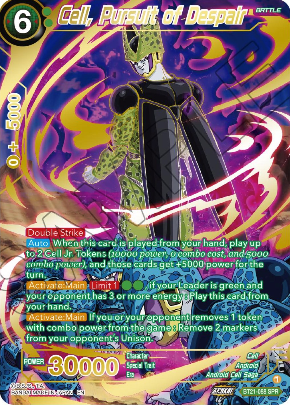 Cell, Pursuit of Despair (SPR) (BT21-088) [Wild Resurgence] | Devastation Store