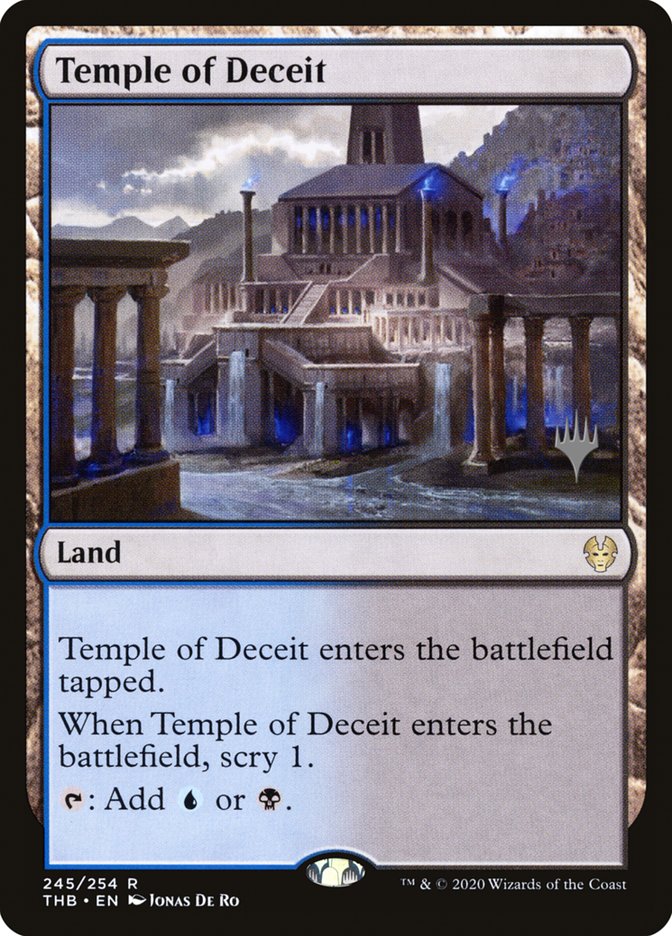 Temple of Deceit (Promo Pack) [Theros Beyond Death Promos] | Devastation Store