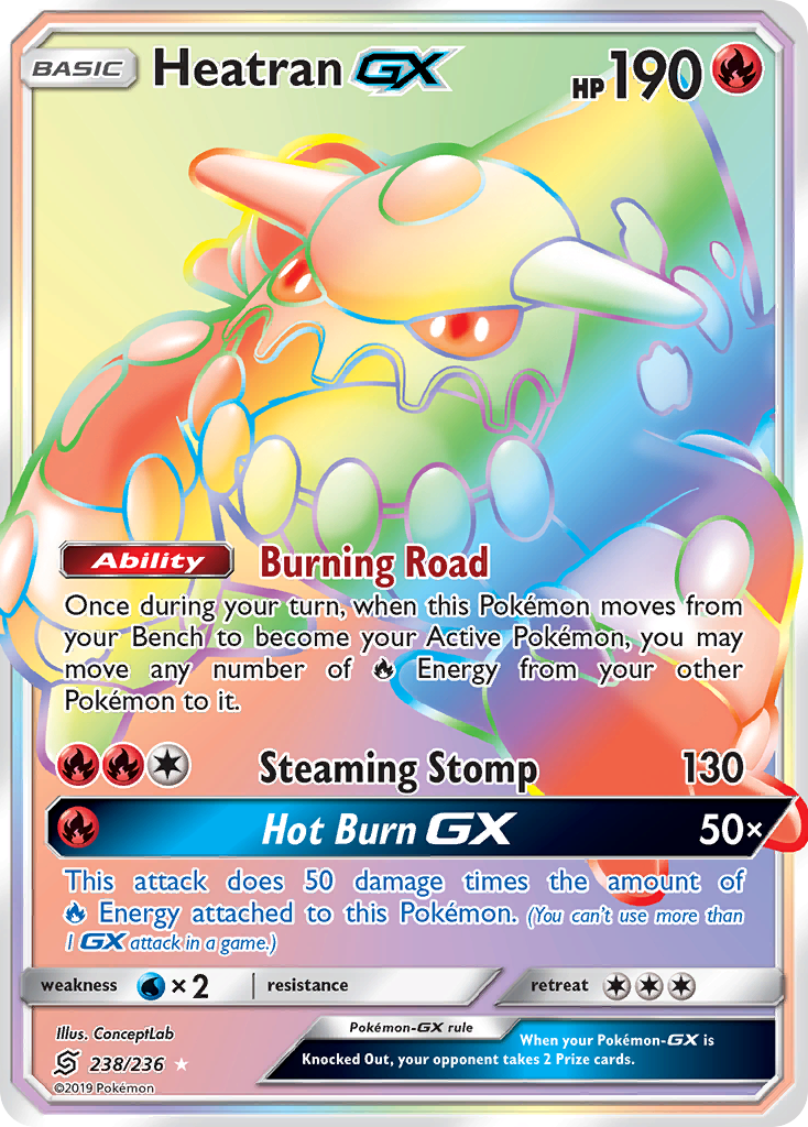 Heatran GX (238/236) [Sun & Moon: Unified Minds] | Devastation Store