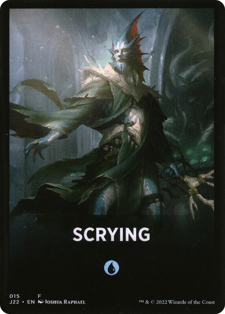 Scrying Theme Card [Jumpstart 2022 Front Cards] | Devastation Store