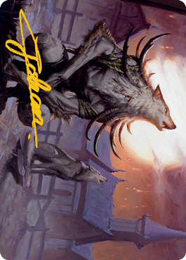 Lord of the Ulvenwald Art Card (Gold-Stamped Signature) [Innistrad: Midnight Hunt Art Series] | Devastation Store