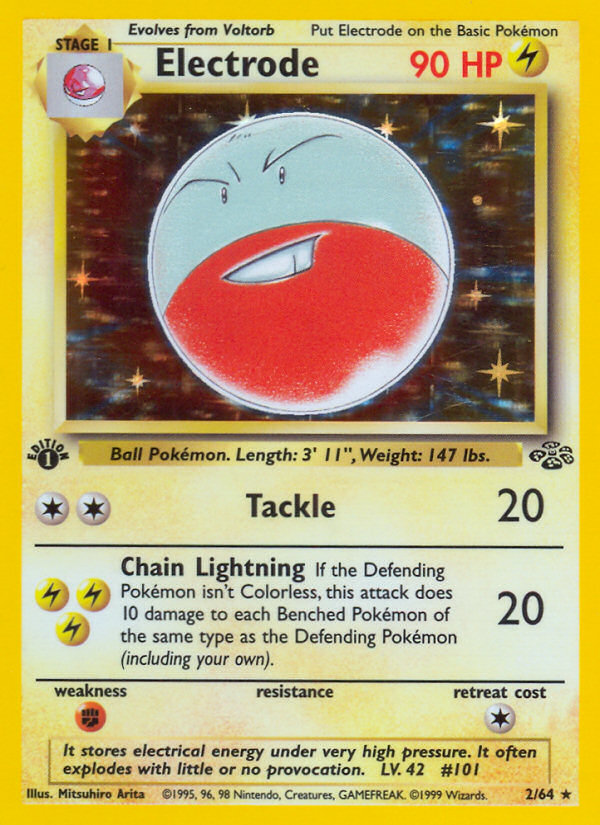 Electrode (2/64) [Jungle 1st Edition] | Devastation Store