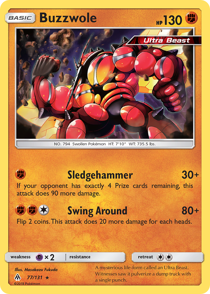 Buzzwole (77/131) [Sun & Moon: Forbidden Light] | Devastation Store