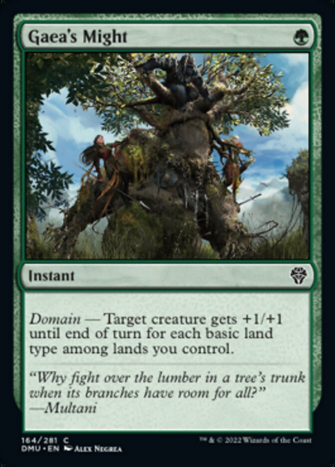 Gaea's Might [Dominaria United] | Devastation Store