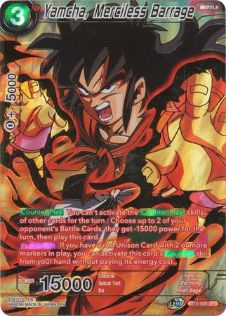 Yamcha, Merciless Barrage (SPR) (BT10-008) [Rise of the Unison Warrior 2nd Edition] | Devastation Store