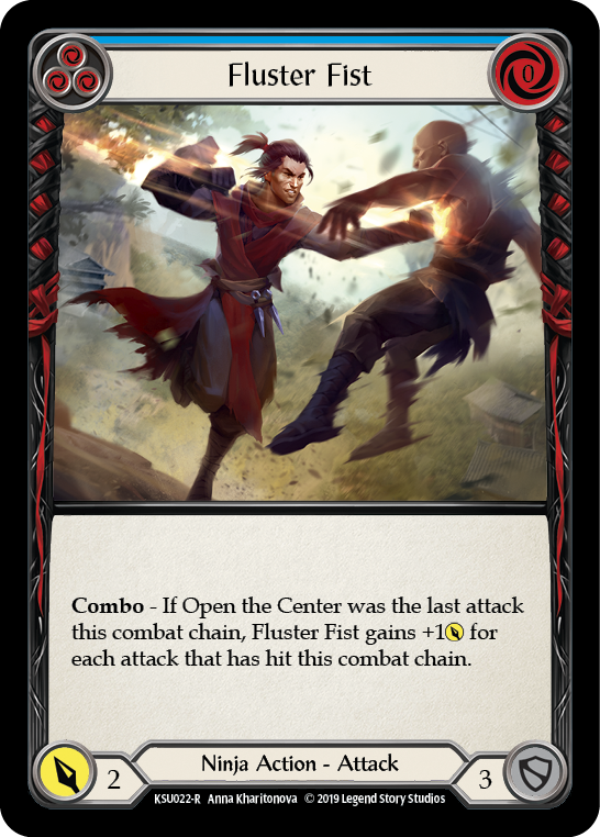 Fluster Fist (Blue) [KSU022-R] Normal - Devastation Store | Devastation Store