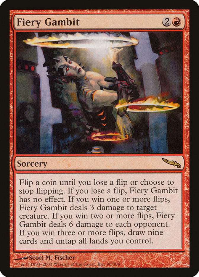 Fiery Gambit [Mirrodin] | Devastation Store
