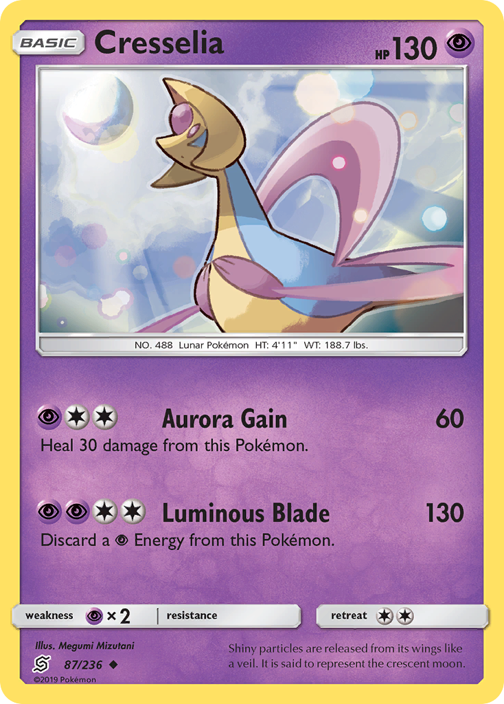 Cresselia (87/236) [Sun & Moon: Unified Minds] | Devastation Store