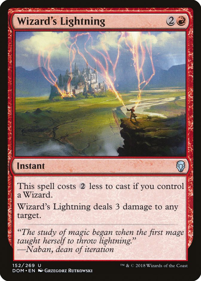 Wizard's Lightning [Dominaria] - Devastation Store | Devastation Store