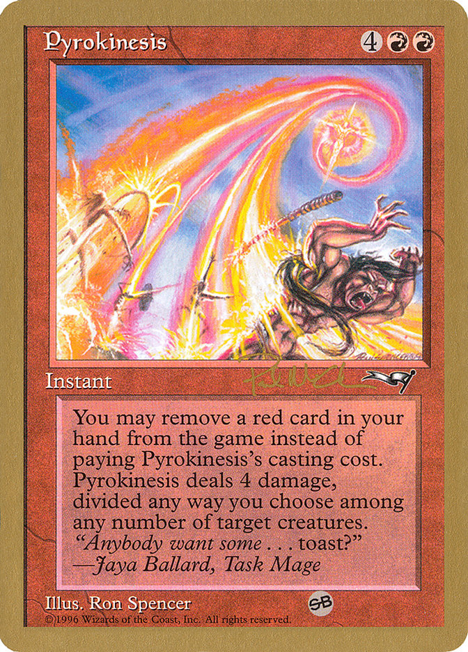 Pyrokinesis (Paul McCabe) (SB) [World Championship Decks 1997] | Devastation Store