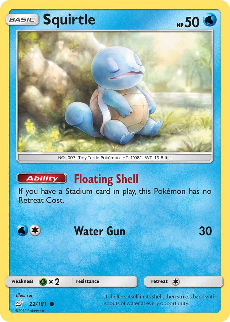 Squirtle (22/181) [Sun & Moon: Team Up] | Devastation Store