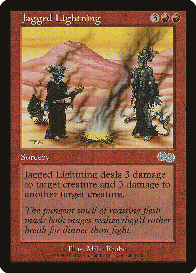 Jagged Lightning [Urza's Saga] - Devastation Store | Devastation Store