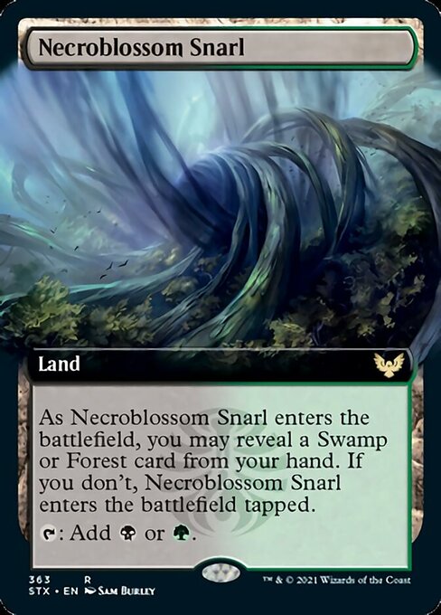 Necroblossom Snarl (Extended) [Strixhaven: School of Mages] | Devastation Store