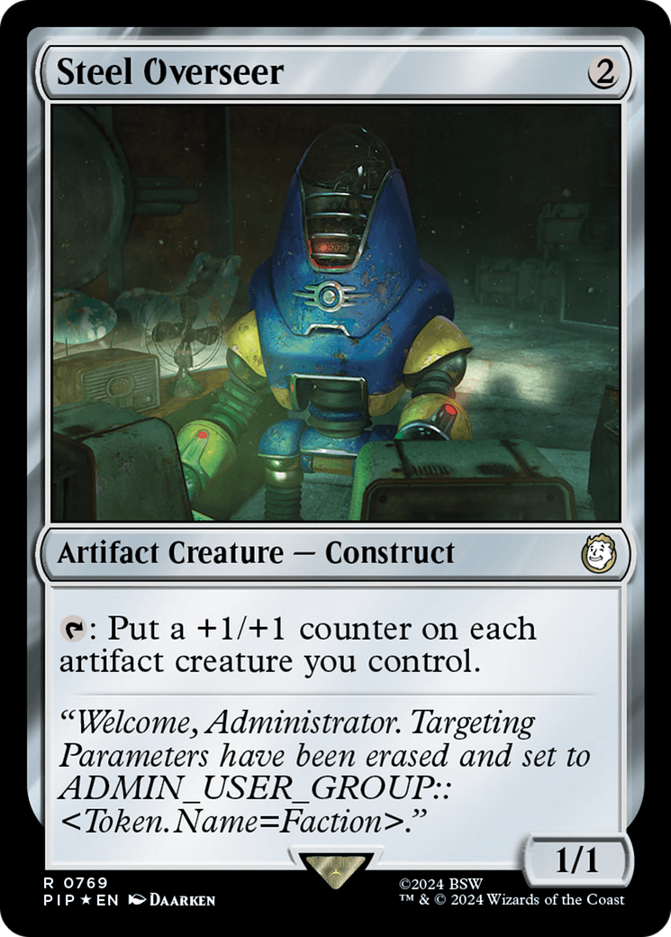 Steel Overseer (Surge Foil) [Fallout] | Devastation Store