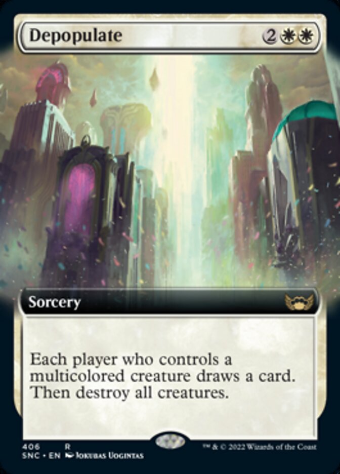 Depopulate (Extended Art) [Streets of New Capenna] | Devastation Store