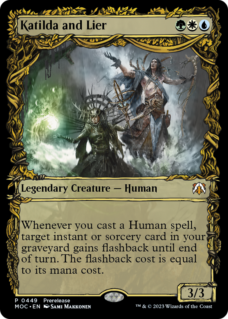 Katilda and Lier (Showcase Planar Booster Fun) [March of the Machine Commander Prerelease Promos] | Devastation Store
