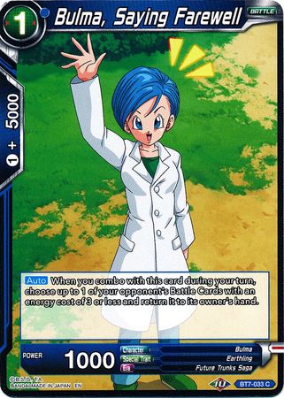 Bulma, Saying Farewell [BT7-033] | Devastation Store