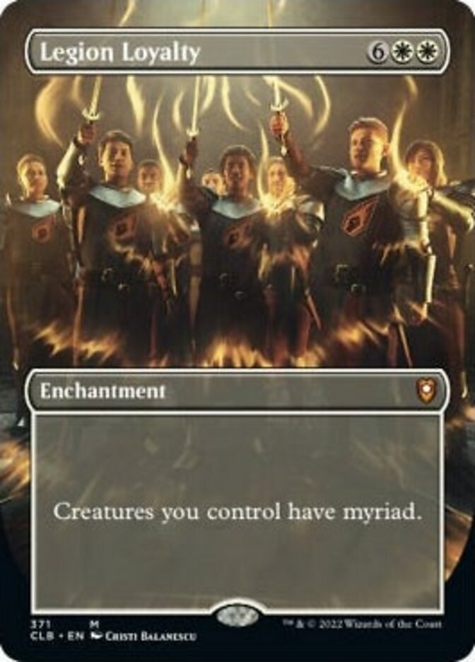 Legion Loyalty (Borderless Alternate Art) [Commander Legends: Battle for Baldur's Gate] | Devastation Store