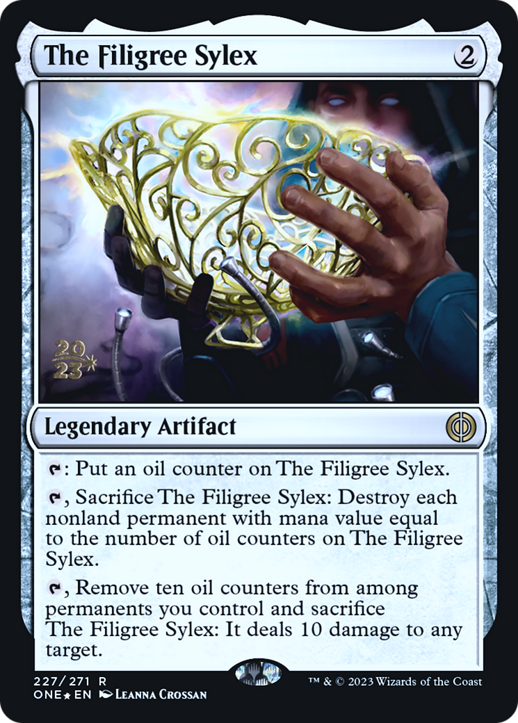 The Filigree Sylex [Phyrexia: All Will Be One Prerelease Promos] | Devastation Store