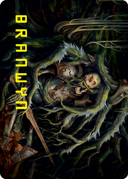 Retrieve Art Card (Gold-Stamped Signature) [Innistrad: Crimson Vow Art Series] | Devastation Store