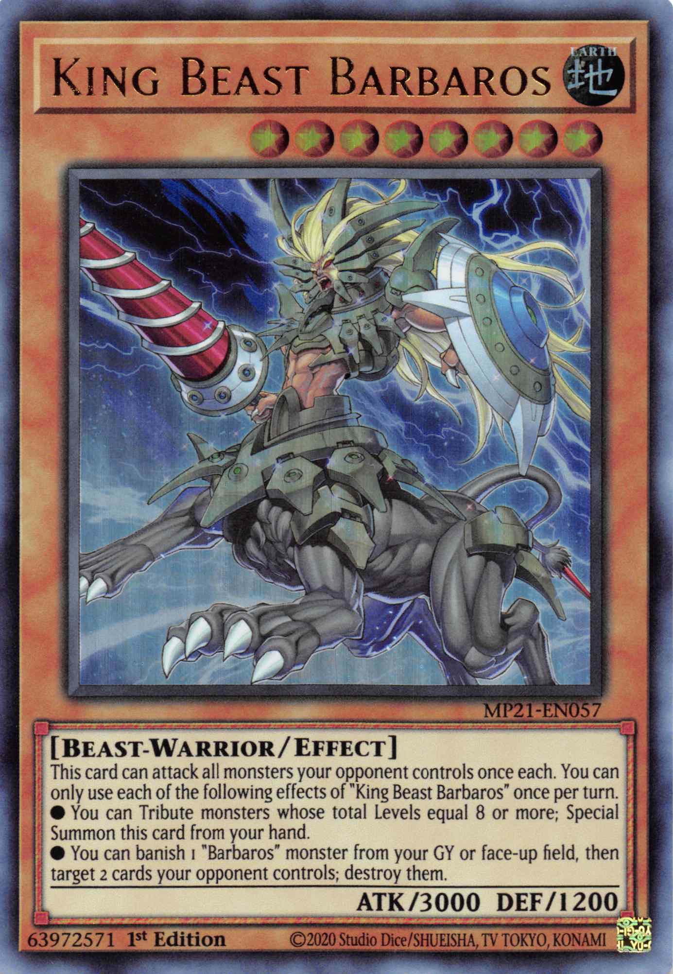 King Beast Barbaros [MP21-EN057] Ultra Rare | Devastation Store