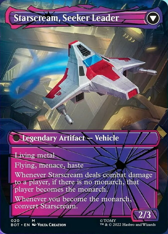 Starscream, Power Hungry // Starscream, Seeker Leader (Shattered Glass) [Transformers] | Devastation Store
