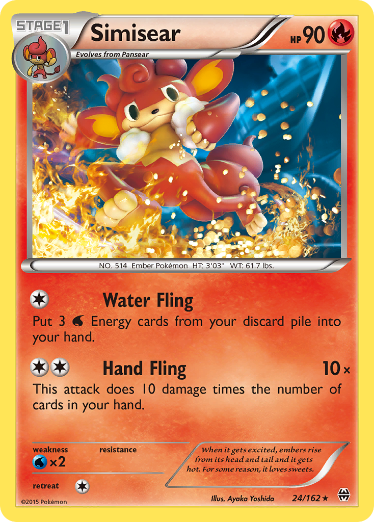 Simisear (24/162) [XY: BREAKthrough] | Devastation Store