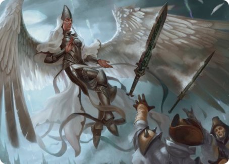 Angelic Quartermaster Art Card [Innistrad: Crimson Vow Art Series] | Devastation Store