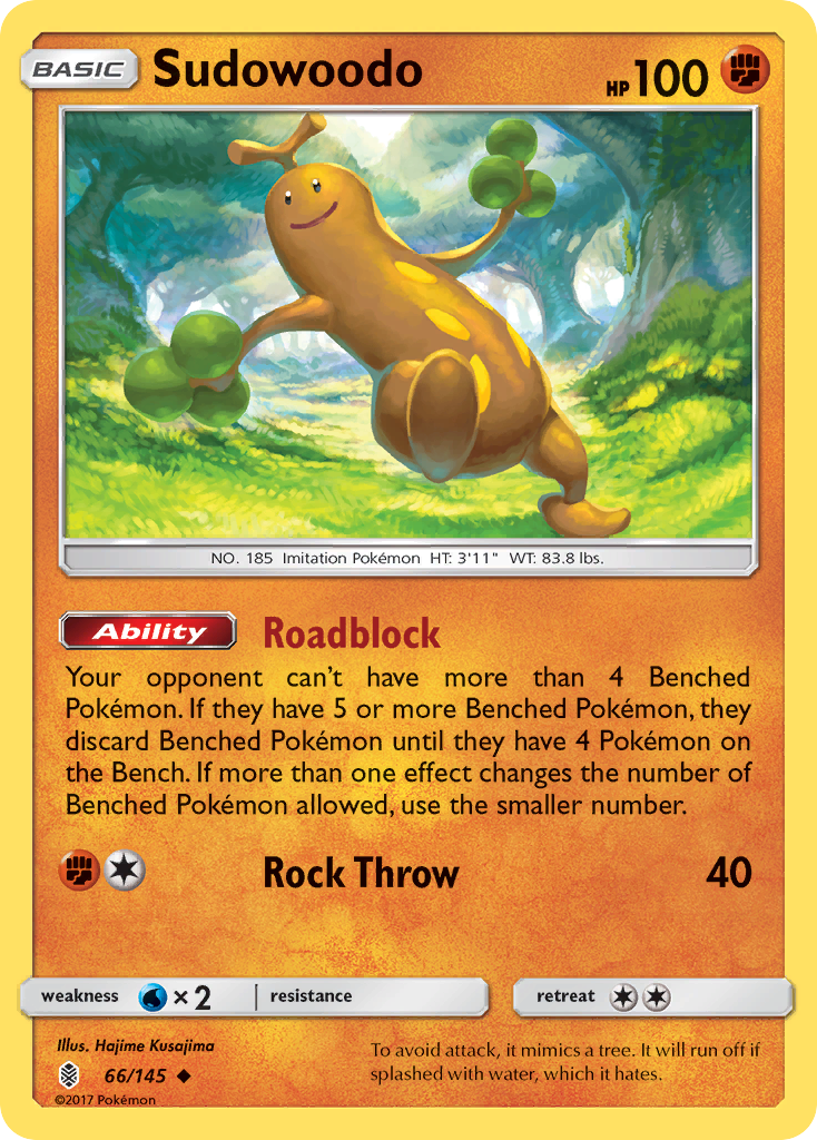 Sudowoodo (66/145) [Sun & Moon: Guardians Rising] | Devastation Store