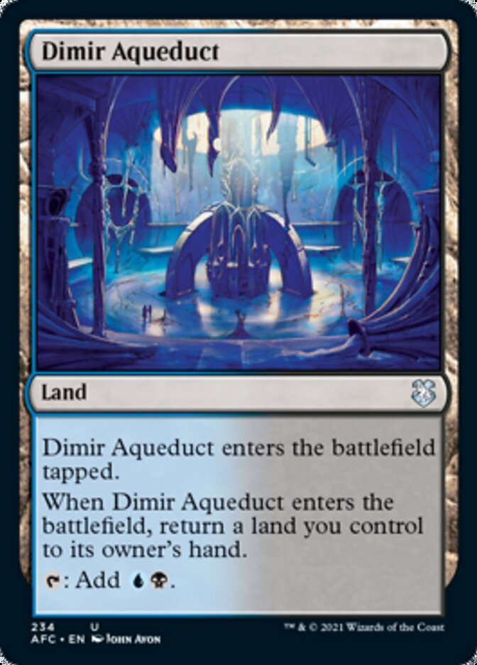 Dimir Aqueduct [Dungeons & Dragons: Adventures in the Forgotten Realms Commander] | Devastation Store