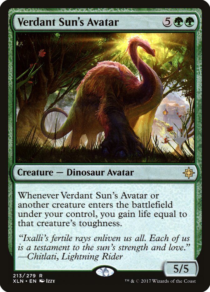 Verdant Sun's Avatar (Promo Pack) [Ixalan Promos] | Devastation Store