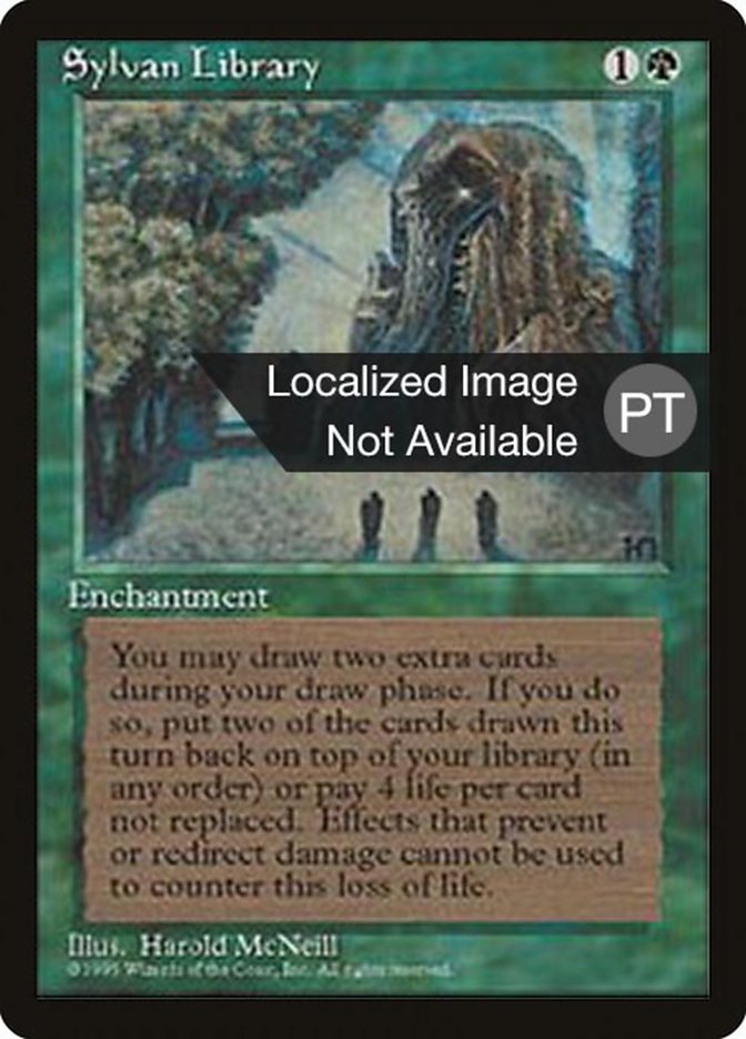 Sylvan Library [Fourth Edition (Foreign Black Border)] | Devastation Store