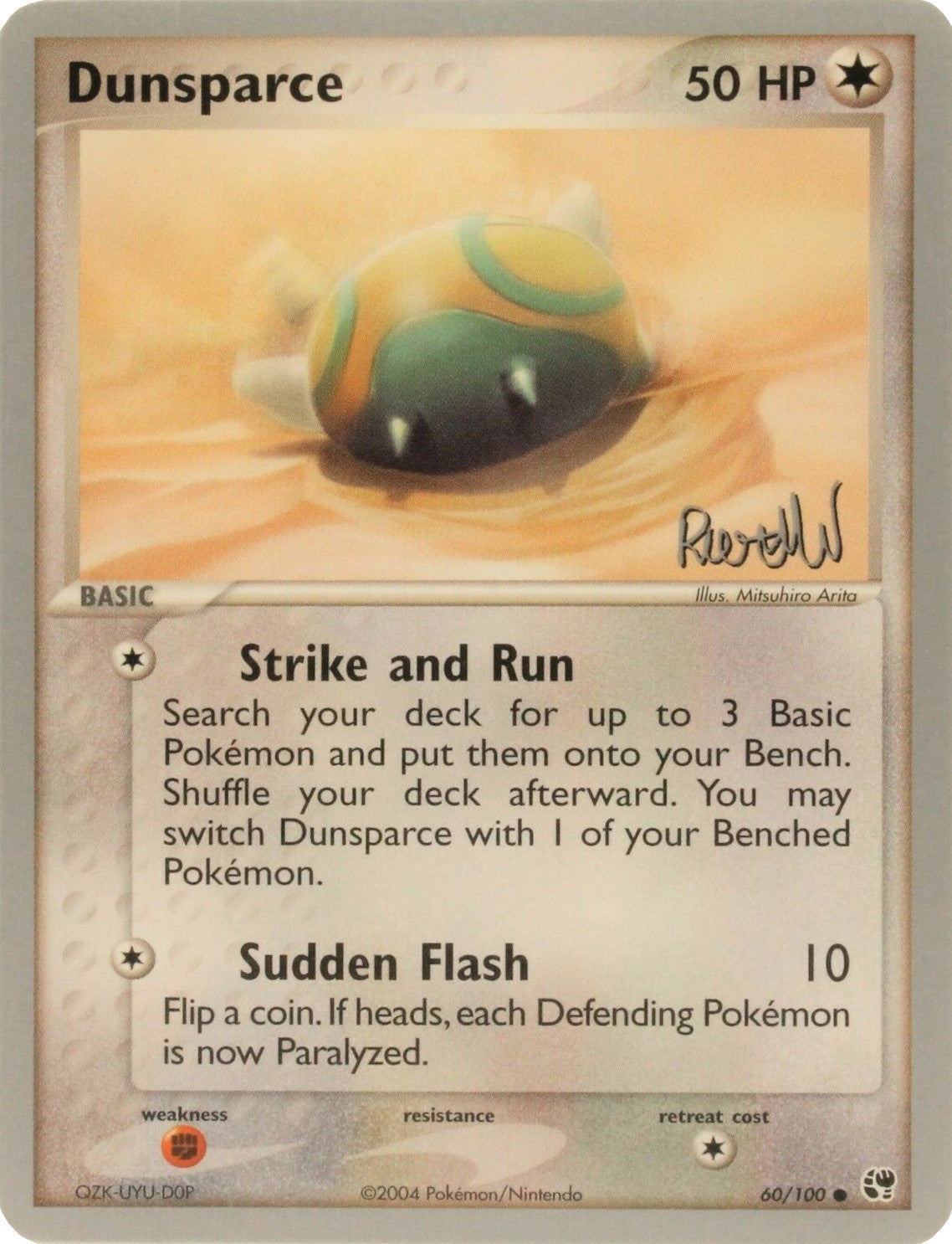 Dunsparce (60/100) (Rocky Beach - Reed Weichler) [World Championships 2004] | Devastation Store