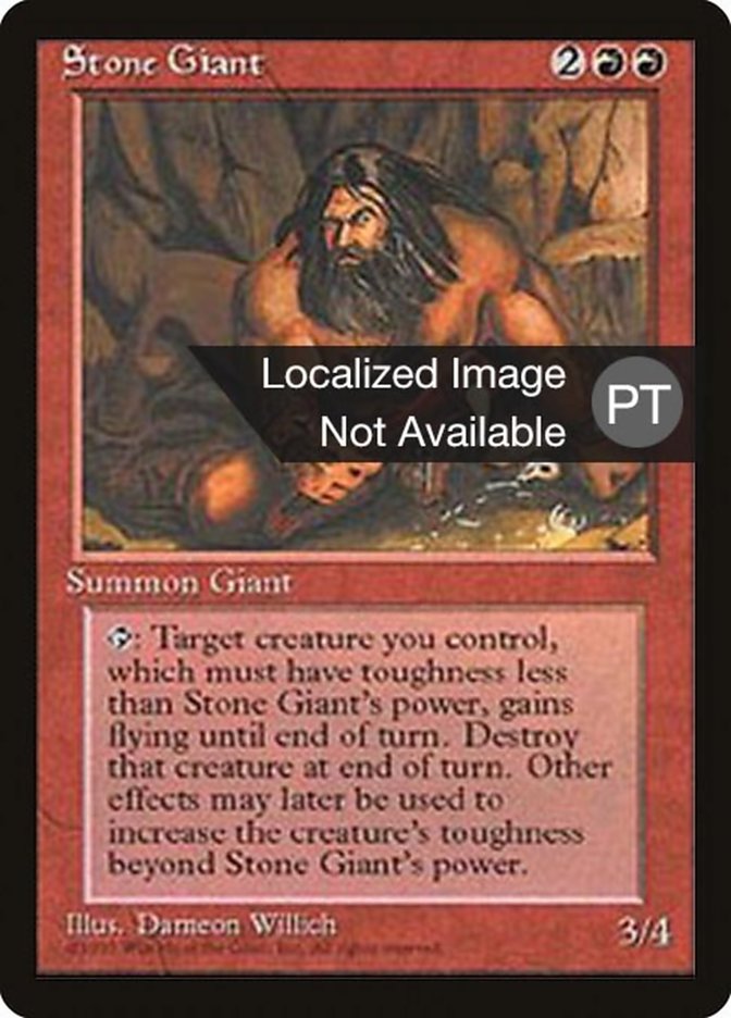 Stone Giant [Fourth Edition (Foreign Black Border)] | Devastation Store