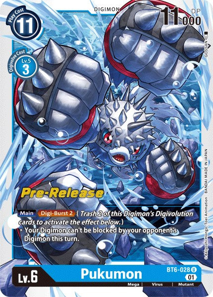 Pukumon [BT6-028] [Double Diamond Pre-Release Cards] | Devastation Store