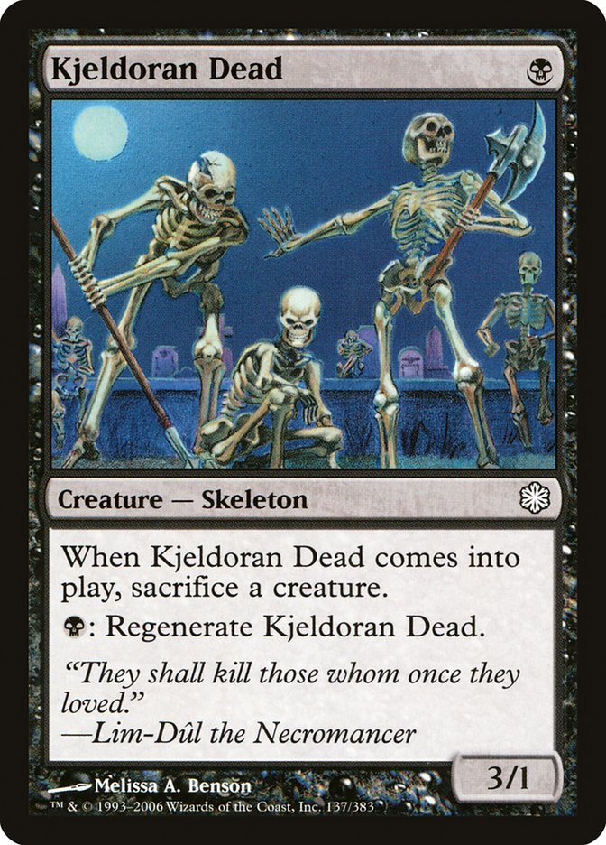 Kjeldoran Dead [Coldsnap Theme Decks] | Devastation Store