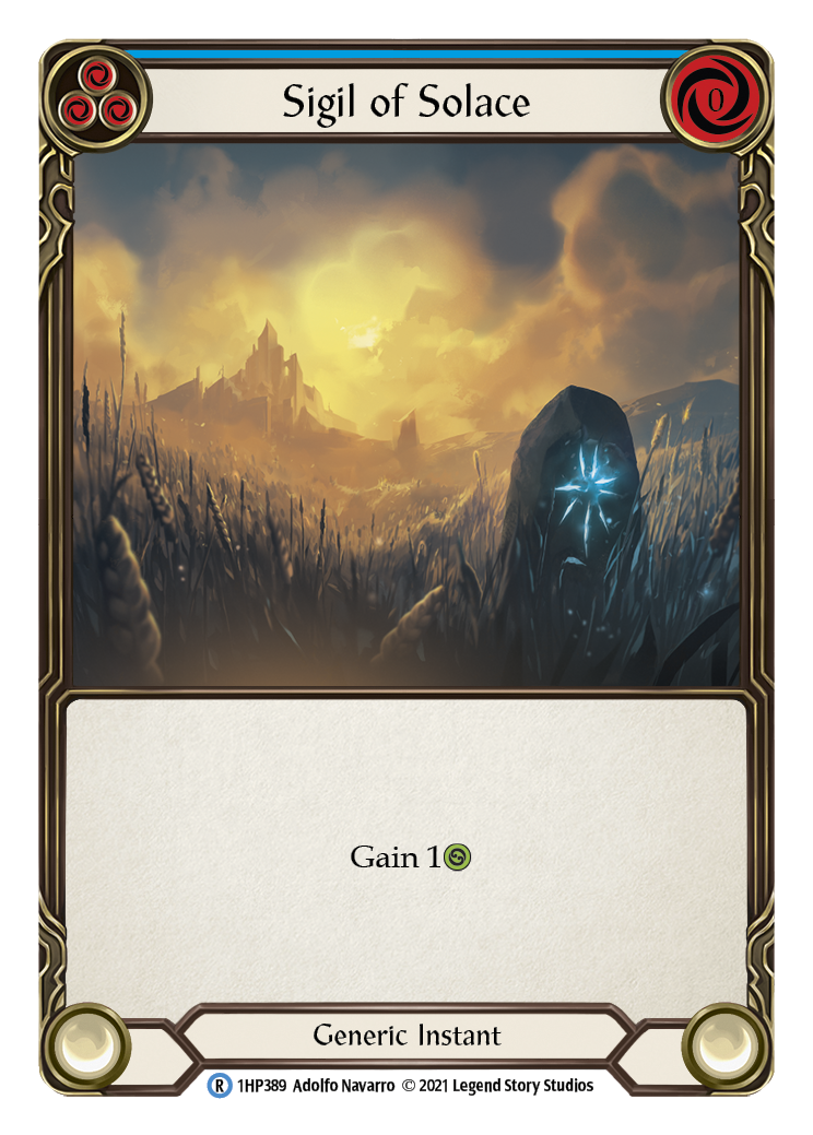 Sigil of Solace (Blue) [1HP389] | Devastation Store