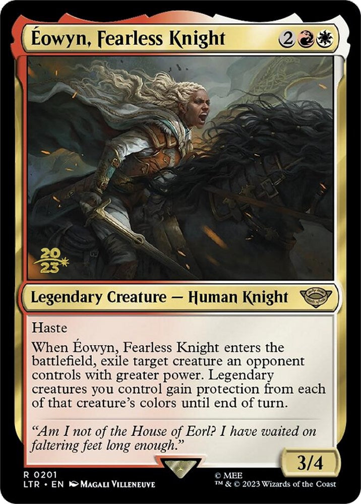 Eowyn, Fearless Knight [The Lord of the Rings: Tales of Middle-Earth Prerelease Promos] | Devastation Store
